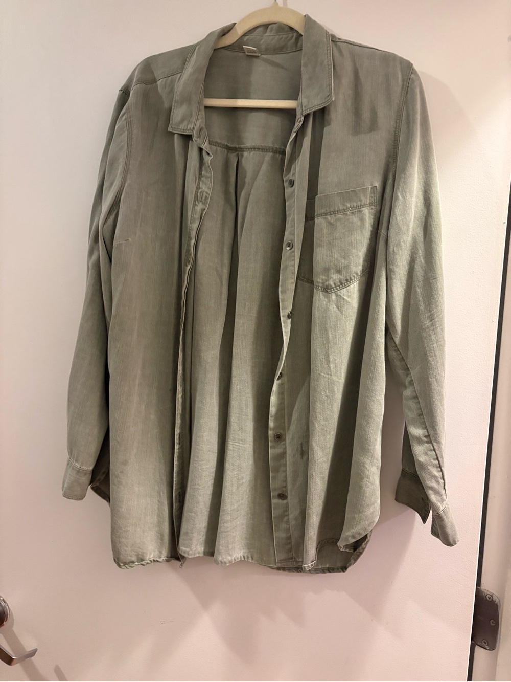 Old Navy Button-Down Shirt - Sage Green